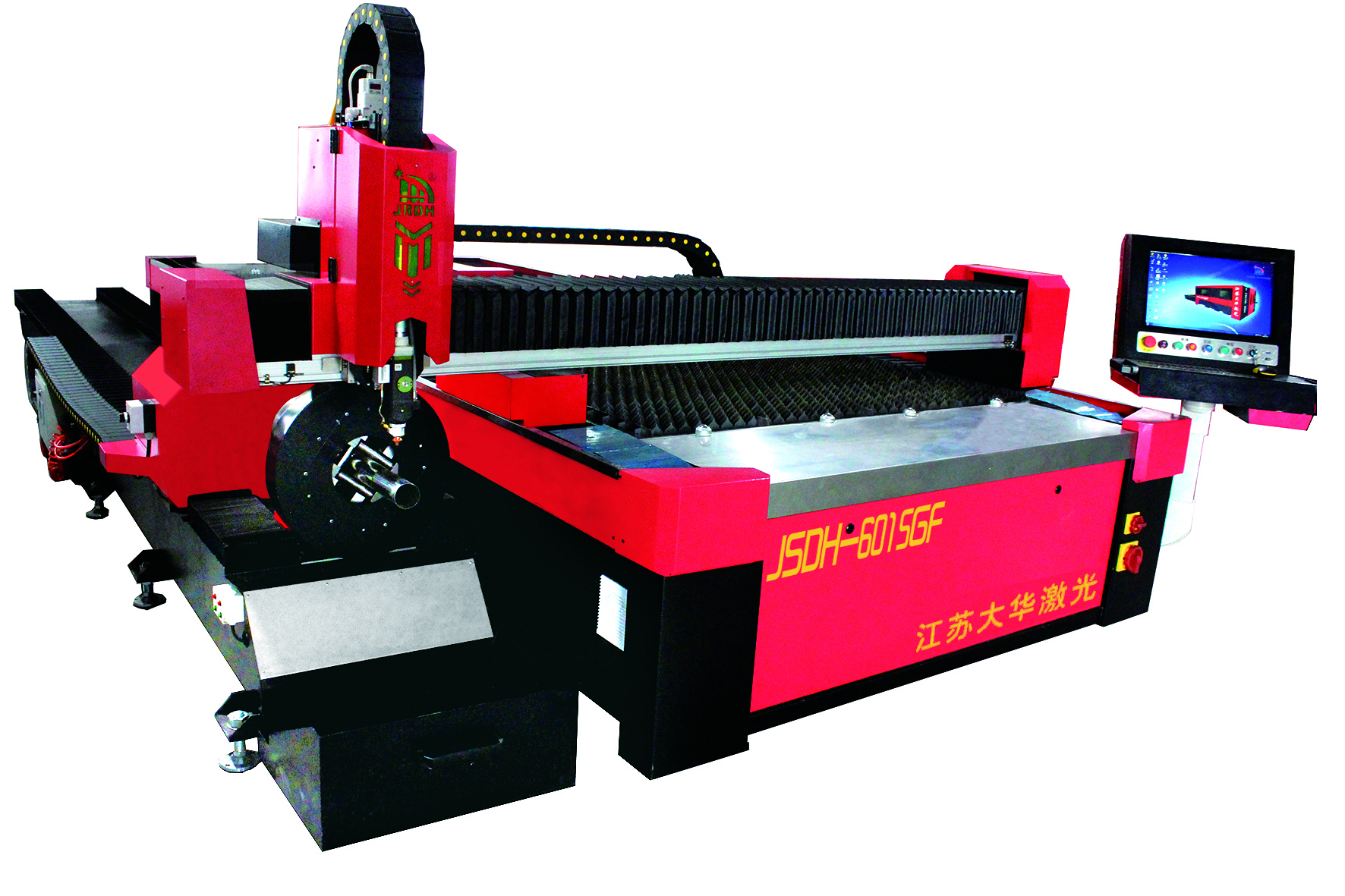 JSDH 6015GF 1000W板管一體光纖激光切割機(jī)